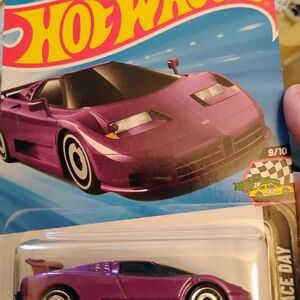 Hot Wheels Purple Supercar Toy - Die-Cast Racing Car